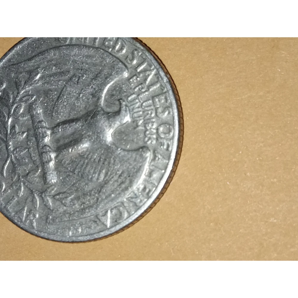 1966 QUARTER NO MINT MARK, MULTIPLE ERRORS - DOUBLE DYE- RIM ERROR ON FACE SID